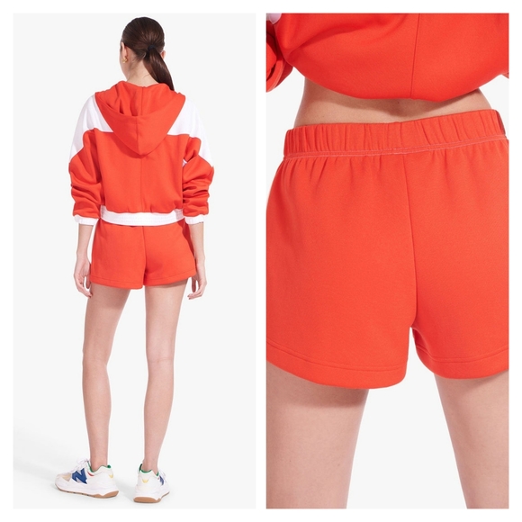 STAUD X NB TRACK SHORT | FIERY RED - Picture 4 of 7